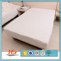 Wholesale White 50/50 Poly Cotton Single Fitted Bed Sheets With Zipper for Hospital Bed